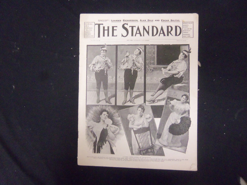 1896 DECEMBER 12 THE STANDARD MAGAZINE- COMIC OPERA QUEEN IN VAUDEVILLE- ST 3206