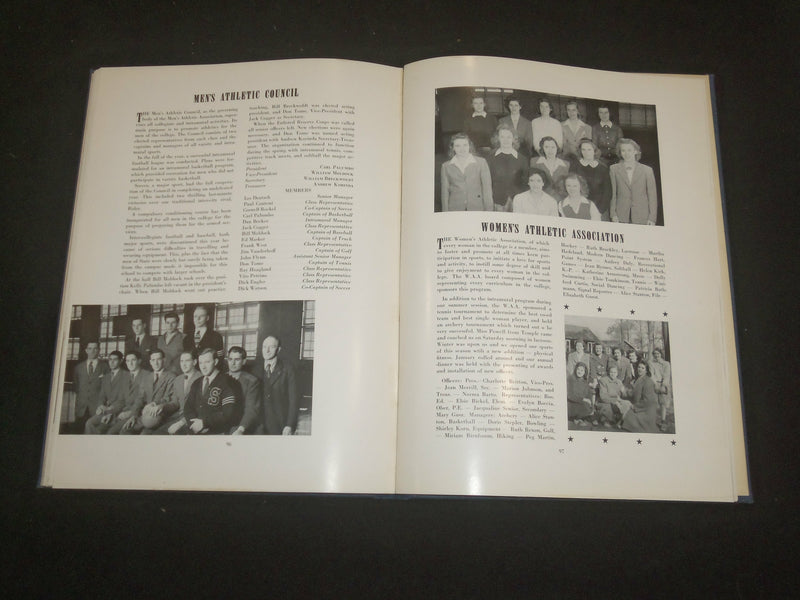 1943 NEW JERSEY STATE TEACHERS COLLEGE AT TRENTON YEARBOOK -TRENTON, NJ- YB 2297