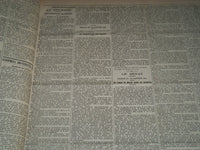 1926 JANUARY-MARCH LE TEMPS FRENCH NEWSPAPER BOUND VOLUME - VB 1