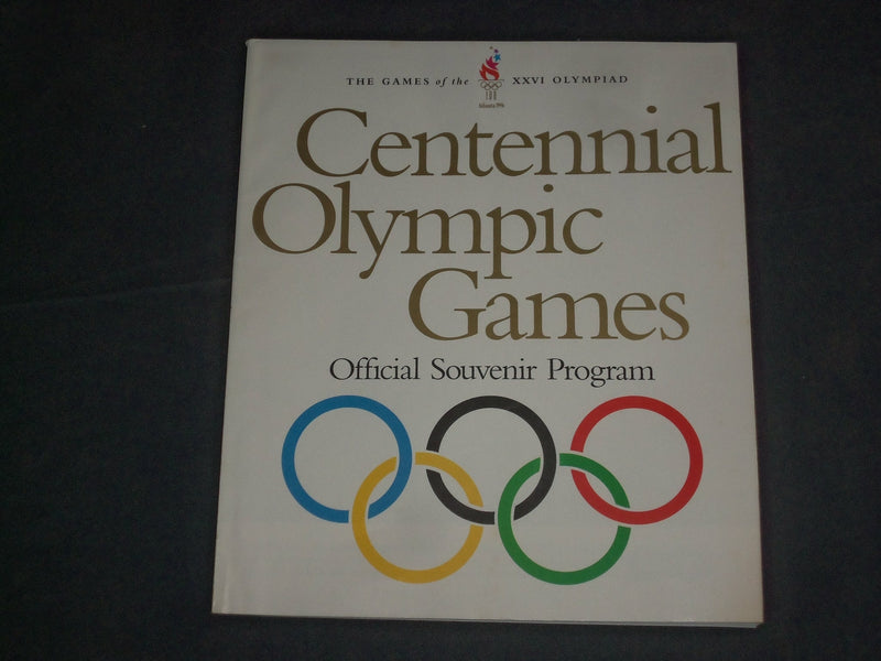 1996 CENTENIAL OLYMPICS GAMES SOUVENIR PROGRAM - B 6466