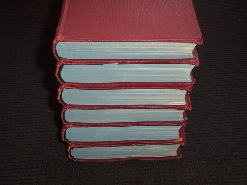1921-1922 GOTTFRIED KELLER GERMAN BOOK LOT OF 6 - VOLUMES 1-6 - KD 2094