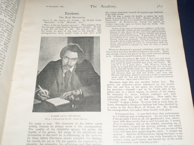 1898-1899 THE ACADEMY WEEKLY REVIEW OF LITERATURE LOT OF 35 - LONDON - O 2232