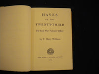 1965 HAYES OF THE TWENTY-THIRD HARDCOVER BOOK BY T. HARRY WILLIAMS - KD 8142
