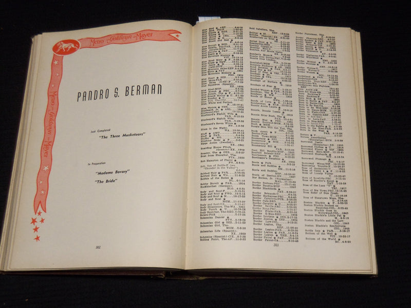1948 THE FILM DAILY YEAR BOOK OF MOTION PICTURES - JACK ALICOATE - KD 6132H
