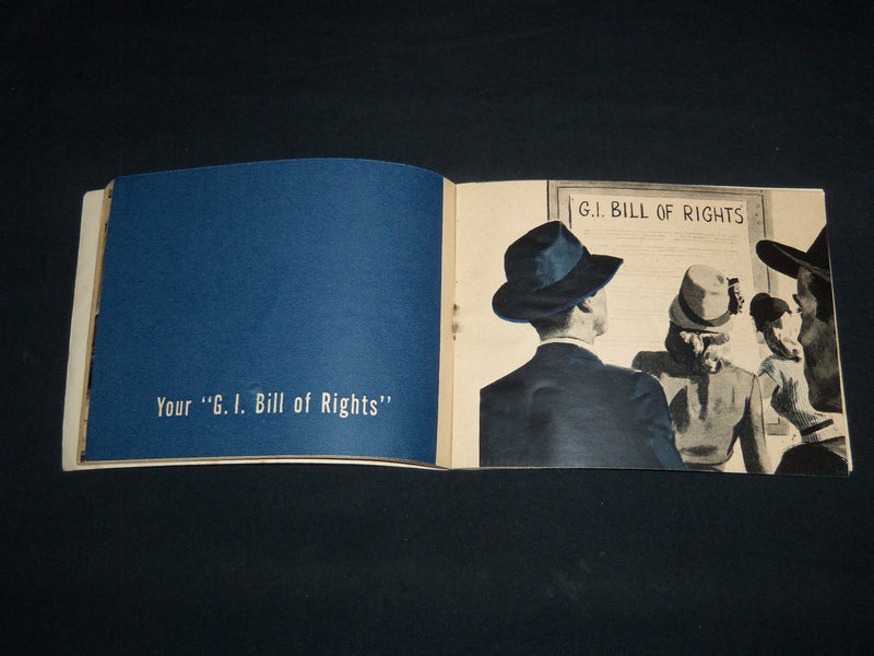 1946 FEBRUARY GOING BACK TO CIVILIAN LIFE PAMPHLET - WAR AND NAVY DEPT - J 8825