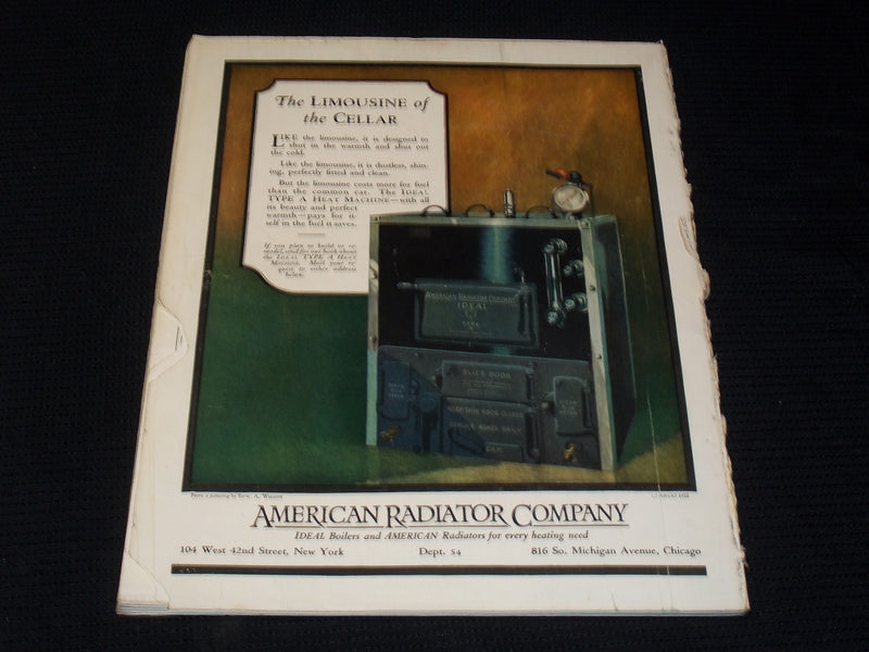 1922 JUNE HOUSE BEAUTIFUL MAGAZINE NICE FRONT COVER - E 2656