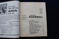1961 INSIDE BASEBALL MAGAZINE - MICKEY MANTLE - DICK GROAT COVER - E 11895