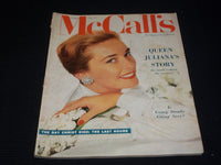 1957 MAY MCCALL'S MAGAZINE - QUEEN JULIANA FRONT COVER - E 1098