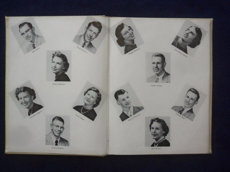 1954 THE MILESTONE MILES CONSOLIDATED SCHOOL YEARBOOK - MILES, IOWA - YB 3053