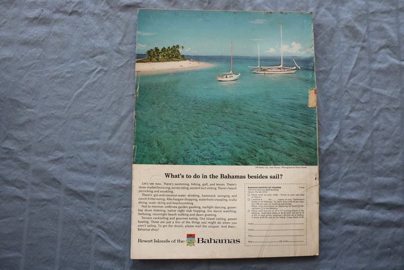 1965 SEPTEMBER YACHTING MAGAZINE - RACING AND CRUISING COVER - E 9477