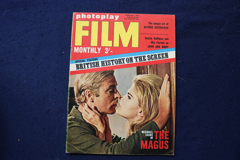 1970 FEBRUARY PHOTOPLAY MAGAZINE - MICHAEL CAINE COVER - E 19103