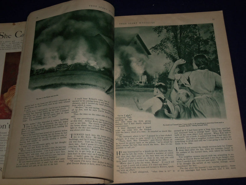 1932 APRIL TRUE STORY MAGAZINE - GREAT COVER & PHOTOS - J 640