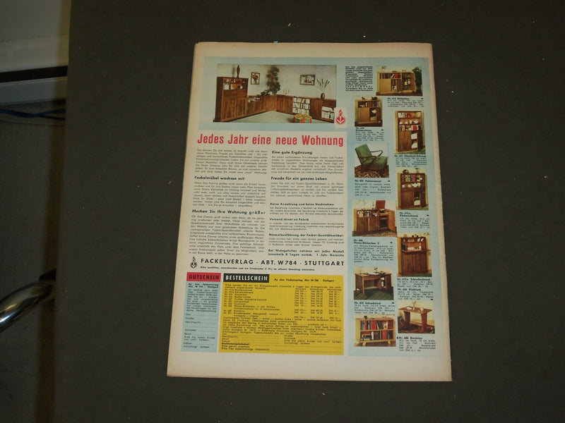 1958 FEB 18 FILM REVIEW (GERMAN) MAGAZINE - NICE PHOTOS, ARTICLES & ADS - B 3990