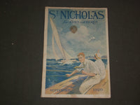 1920 SEPTEMBER ST. NICHOLAS MAGAZINE - ILLUSTRATIONS, STORIES & ADS - B 4618