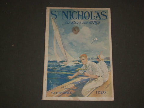 1920 SEPTEMBER ST. NICHOLAS MAGAZINE - ILLUSTRATIONS, STORIES & ADS - B 4618