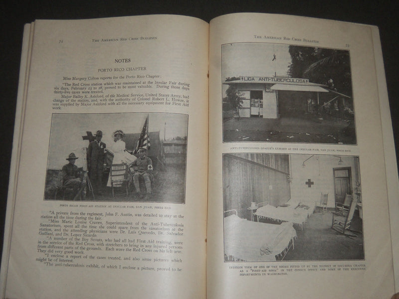 1911 JULY THE AMERICAN RED CROSS BULLETIN MAGAZINE - WASHINGTON D. C. - J 2573