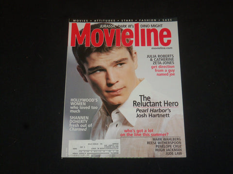 2001 JULY MOVIELINE MAGAZINE - JOSH HARTNETT - SP 6148
