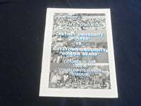 2001 OCT 20 FOOTBALL PROGRAM - CHEYNEY UNIVERSITY VS. KUTZTOWN UNIV - ST 6583Q