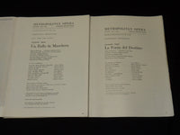 1961-1969 METROPOLITAN OPERA LINCOLN CENTER PROGRAMS LOT OF 17 ISSUES - O 2922B