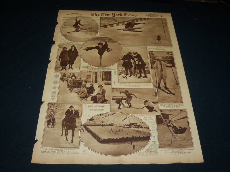 1923 JANUARY 14 NEW YORK TIMES PICTURE SECTION NO. 5 & 6 - JESS WILLARD- NT 8904