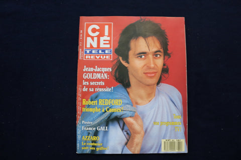 1988 MAY 26 CINE TELE REVUE MAGAZINE - JEAN-JACQUES GOLDMAN COVER - E 12039