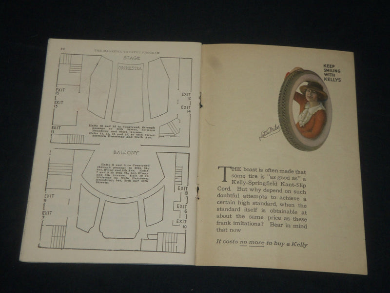 1923 ZANDER THE GREAT - THE EMPIRE THEATRE PROGRAM - ALICE BRADY - J 5682