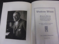 1924 DECEMBER 15 IN MEMORIAM WOODROW WILSON BOOK BYAAQ EDWIN ALDERMAN - KD 1775X