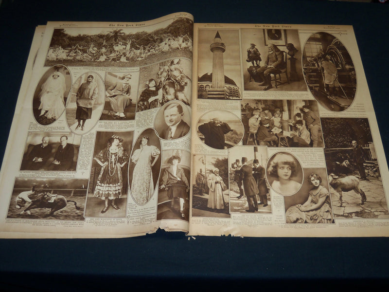 1921 JANUARY 30 NEW YORK TIMES PICTURE SECTION - PRESIDENT HARDING - NT 8923