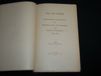 1911 CONNECTICUT HISTORICAL SOCIETY LAW PAPERS VOLUME NO. 2 - KD 6975