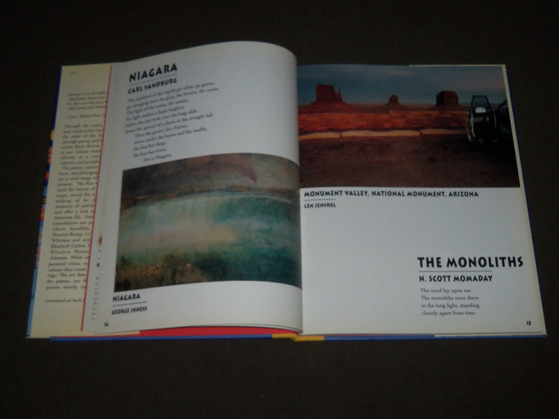 1994 CELEBRATE AMERICA IN POETRY AND ART BOOK SIGNED BY NORA PANZER - I 1694