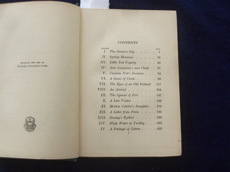 1912 THE TIDES OF BARNEGAT HARDCOVER BOOK BY F. HOPKINSON SMITH - KD 8423