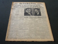 1937 NOVEMBER 3 NEW YORK TIMES - LAGUARDIA RE-ELECTED DEWEY WINS - NT 5547