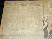 1917 JANUARY 30 NEW YORK TIMES - ALLIED WARSHIPS CHASING RAIDER - NT 8748