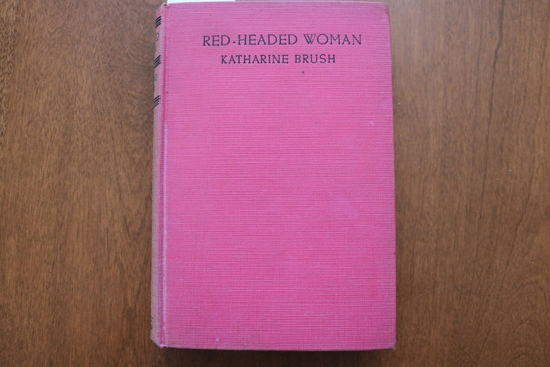 1931 RED-HEADED WOMAN HARDCOVER BOOK BY KATHARINE BRUSH - JEAN HARLOW - KD 9606