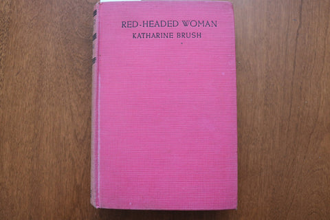 1931 RED-HEADED WOMAN HARDCOVER BOOK BY KATHARINE BRUSH - JEAN HARLOW - KD 9606