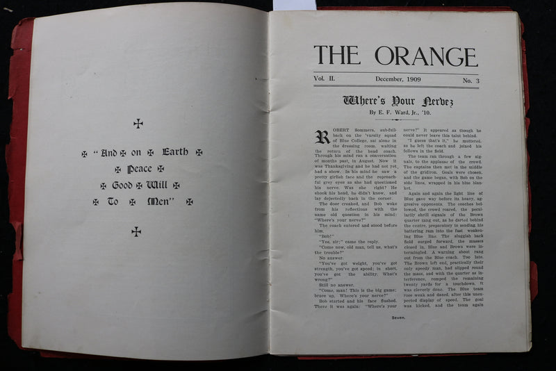 1909 DECEMBER THE ORANGE MAGAZINE - CHRISTMAS NUMBER - WHITE PLAINS - K 2204