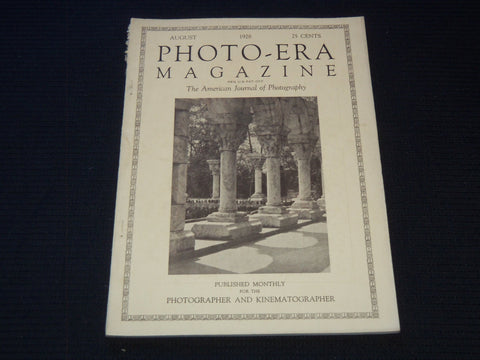 1928 AUGUST PHOTO-ERA MAGAZINE - GREAT PHOTOS - SP 3253B