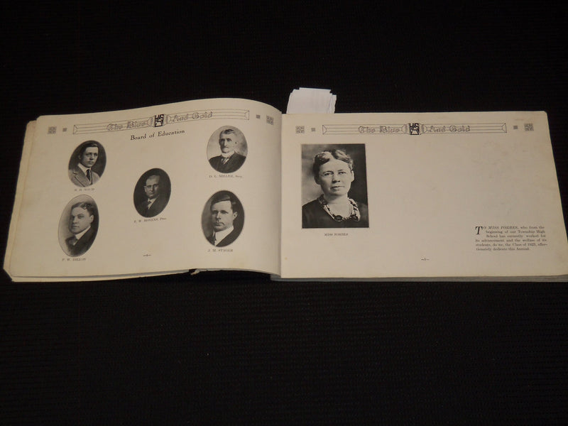 1923 BLUE AND GOLD STERLING HIGH SCHOOL YEARBOOK - ILLINOIS - YB 2944
