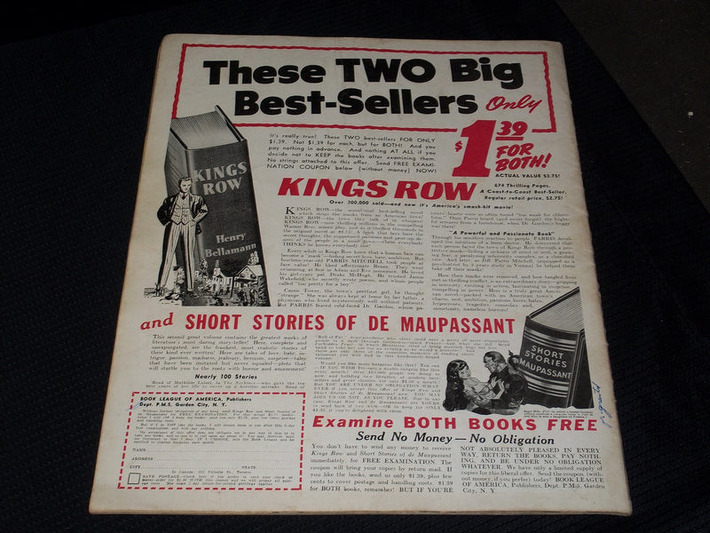 1942 MAY 26 PIC MAGAZINE - BLANCHE GRADY NICE FRONT COVER - E 2570