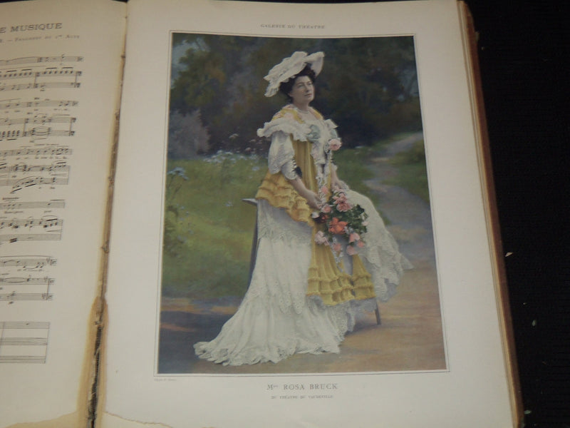 1902 JANUARY-JUNE LE THEATRE MAGAZINE BOUND VOLUME - 12 ISSUES - KD 2657C