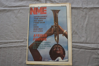 1984 MARCH 31 NEW MUSICAL EXPRESS NEWSPAPER - HUGH MASEKELA COVER - NP 9274