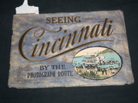 1920'S SEEING CINCINNATI BY THE PHOTOGRAPH ROUTE VIEW BOOK - J 8624