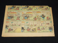 1938 MAY 15 JACK DEMPSEY GILLETTE RAZOR COLOR COMICS AD - NP 1847J