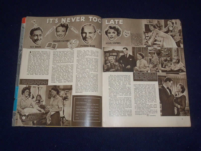 1956 JUNE FILM REVIEW MAGAZINE - SARITA MONTIEL - JANE POWELL - J 9682