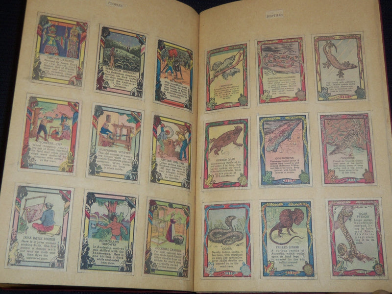 1935 SCRAPBOOK - NEWSPAPER POSTER STAMPS - KD 7946