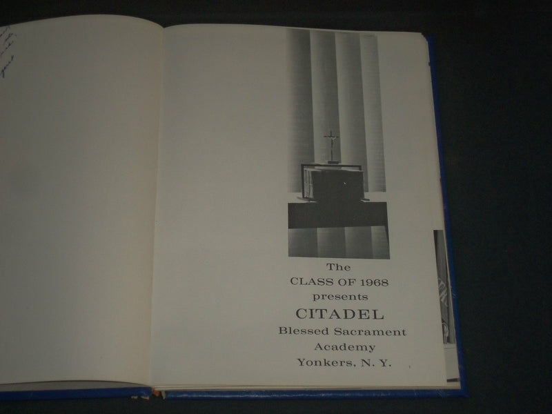 1968 CITADEL BLESSED SACRAMENT ACADEMY YEARBOOK - YONKERS NEW YORK - YB 1676