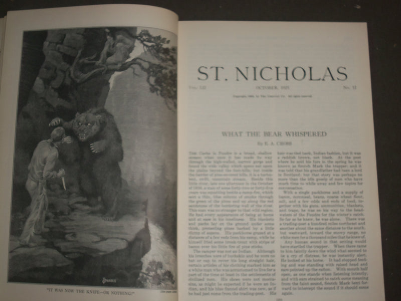 1925 OCTOBER ST. NICHOLAS MAGAZINE - ILLUSTRATIONS, STORIES & ADS - B 4645