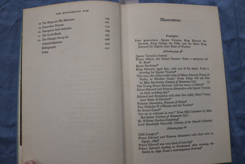 1964 THE EDWARDIAN AGE HARDCOVER BOOK BY R. J. MINNEY - KD 9378