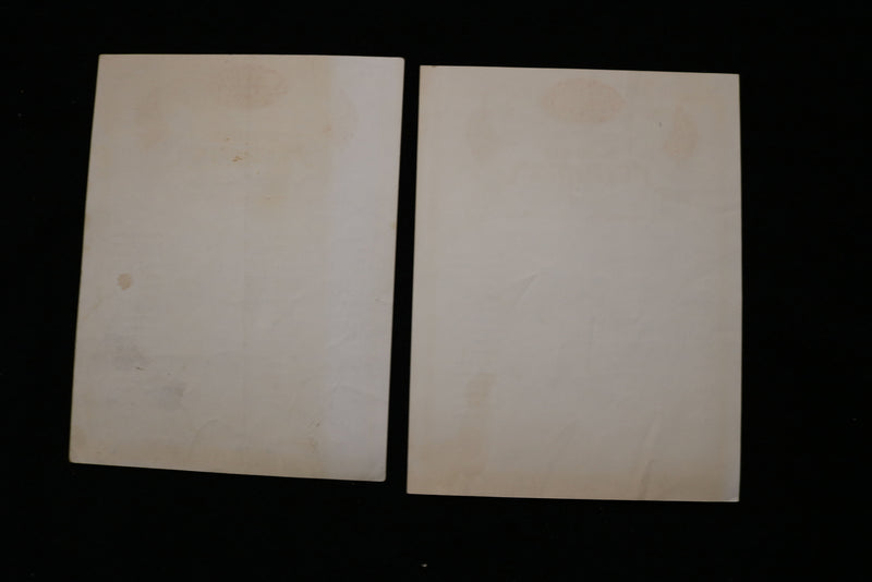 1978 HUBERT CASTLE CIRCUS OFFICIAL ROUTE CARDS - LOT OF 6 - K 1919