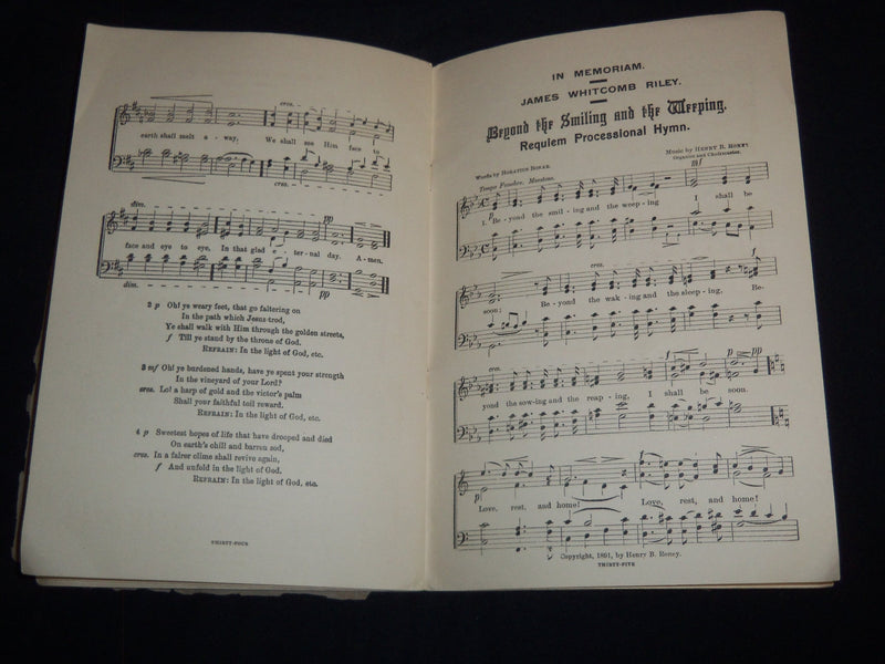 1916 ST. JOSEPH COUNTY PAGEANT PROGRAM - SOUTH BEND INDIANA - J 8735